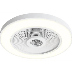 Brilliant Plafondventilator Catania met CCT RGB LED - Wit - 48,6cm - 37W - met afstandsbediening