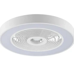 Brilliant Plafondventilator Catania met CCT RGB LED - Wit - 48,6cm - 37W - met afstandsbediening