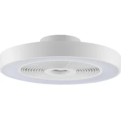Brilliant Plafondventilator Catania met CCT RGB LED - Wit - 48,6cm - 37W - met afstandsbediening