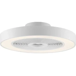 Brilliant Plafondventilator Catania met CCT RGB LED - Wit - 48,6cm - 37W - met afstandsbediening
