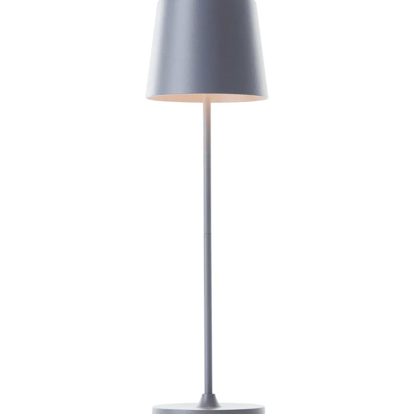 Brilliant Tafellamp Kaami - Grijs - Diameter 10cm - 2W - USB