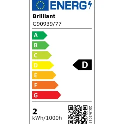 Brilliant Tafellamp Kaami - Oranje - Diameter 10cm - 2W - USB