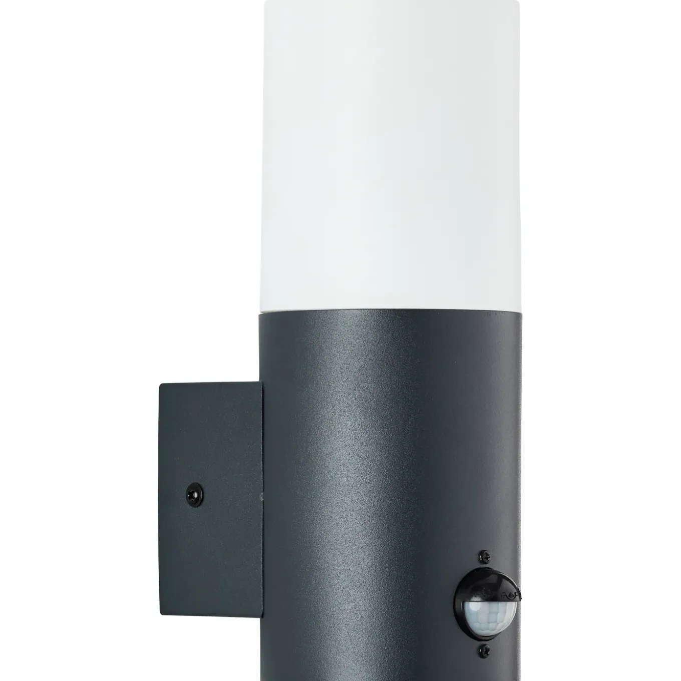 Brilliant wandlamp Aberdeen antraciet E27 met sensor