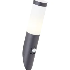 Brilliant wandlamp Dody zwart E27 met sensor