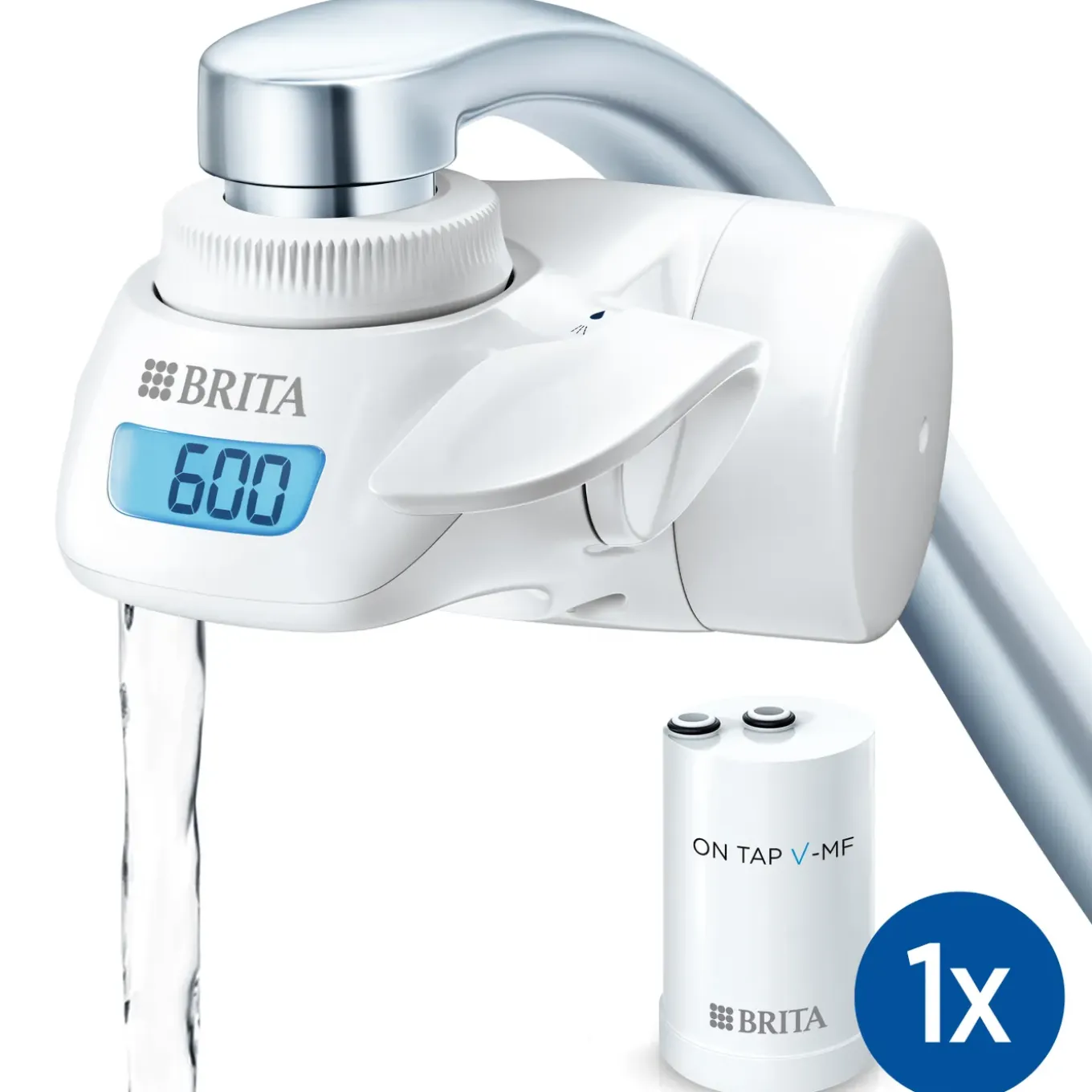 BRITA ON TAP Pro V-MF Waterfiltersysteem voor kraan + 1 V-filter (600L)