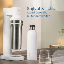 Brita Roestvrijstalen Fles Wit Sodatrio Klein (0.5l)