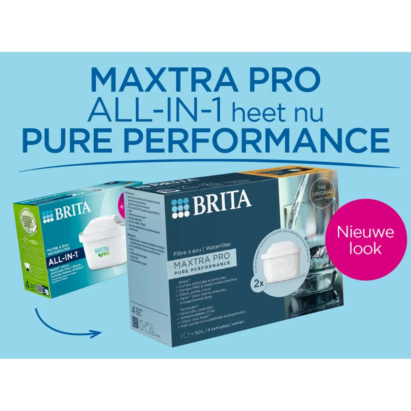 Brita Waterfilterpatroon Maxtra Pro Pure Performance 4 Pack
