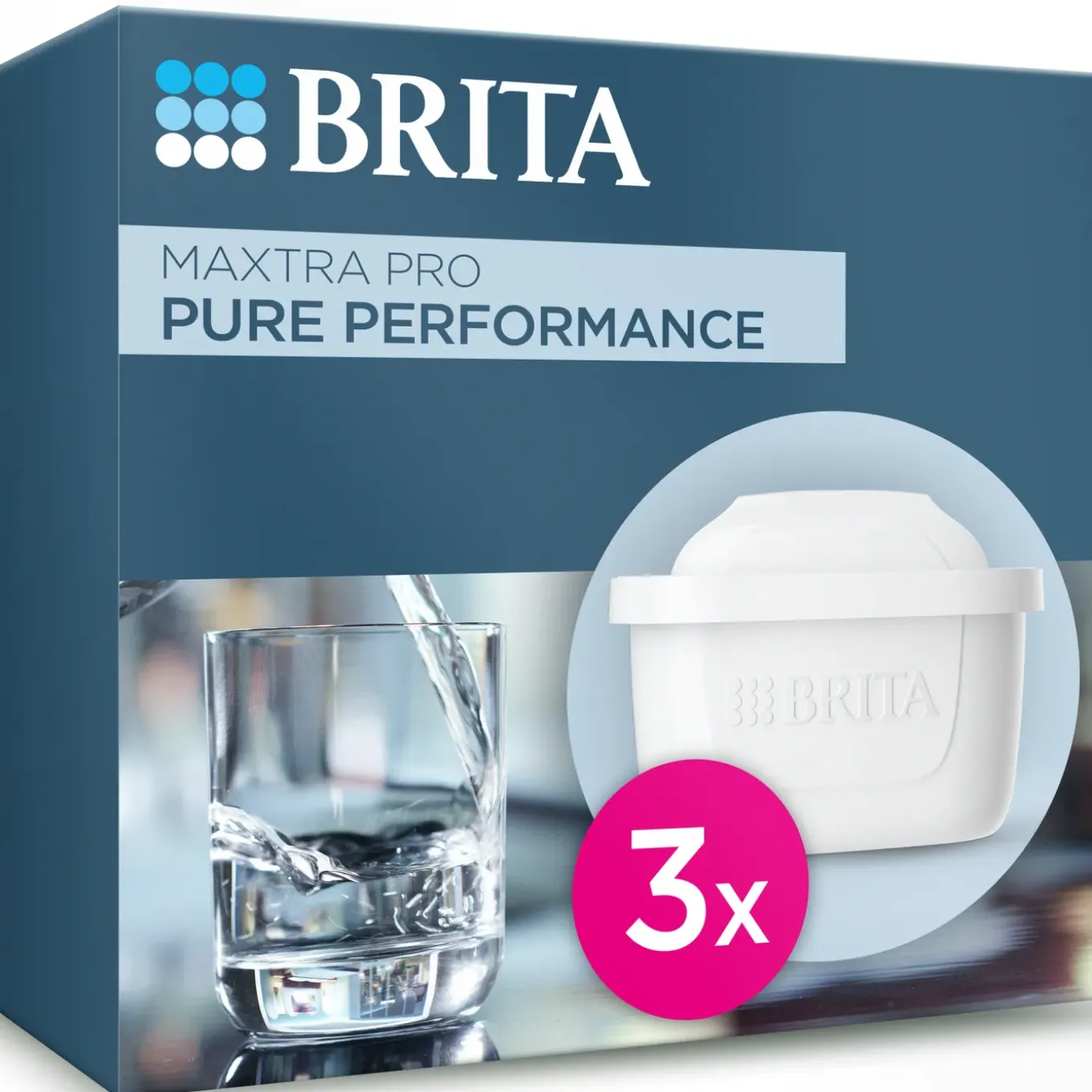 Brita Waterfilterpatroon Maxtra Pro Pure Performance 3 Pack