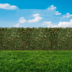 Brixy Kunsthaag – Uitschuifbaar – 180 X 90 Cm – Kunstklimop – Kunstplanten Voor Buiten En Binnen