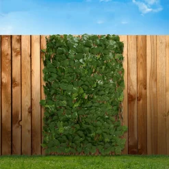 Brixy Kunsthaag – Uitschuifbaar – 180 X 90 Cm – Kunstklimop – Kunstplanten Voor Buiten En Binnen