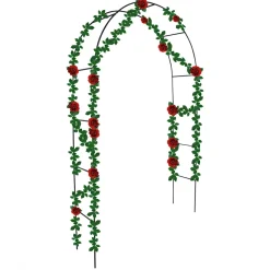 Brixy - Set Van 4 Rozenbogen - Tuinbogen - Rankhulp - Bloemenbogen - Voor Klimplanten - Metaal