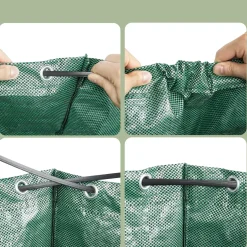 Brixy Tuinafvalzak - Opvouwbaar - Sterke Tuinzak - Tuinafval - Set Van 2x 280l - Waterdicht