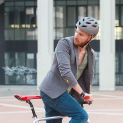 Brn Street Fietshelm, Een Maat 51-56 Cm, Grijs