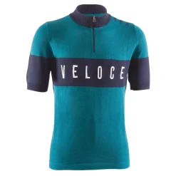 BRN Veloce Vintage Wollen Koerstrui Aquablauw Maat M