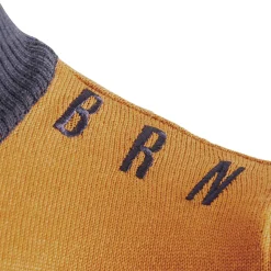 BRN Veloce Vintage Wollen Koerstrui Geel Maat Xl