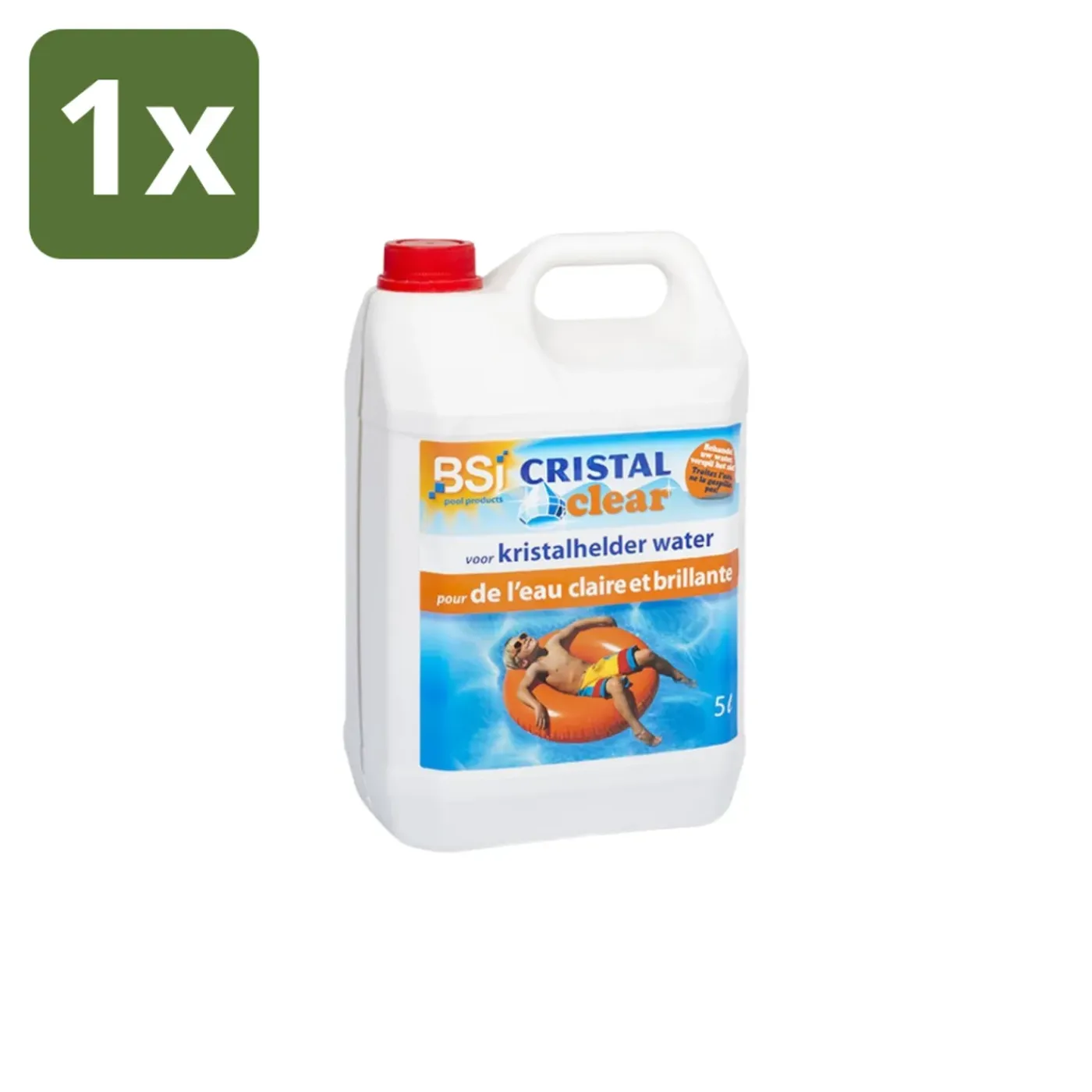 BSI – Cristal Clear – Voor Kristalhelder Zwembadwater – 5 L
