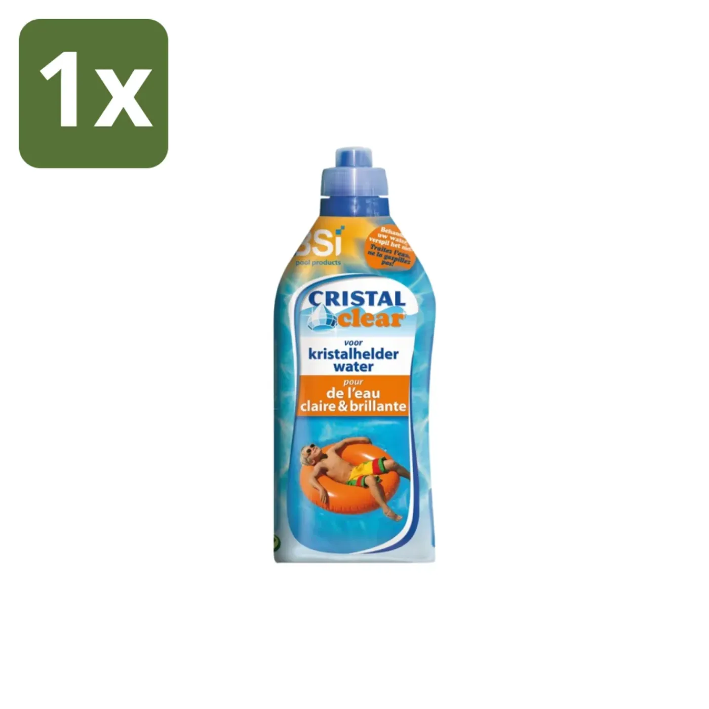 BSI – Cristal Clear – Voor Kristalhelder Zwembadwater – 1 L