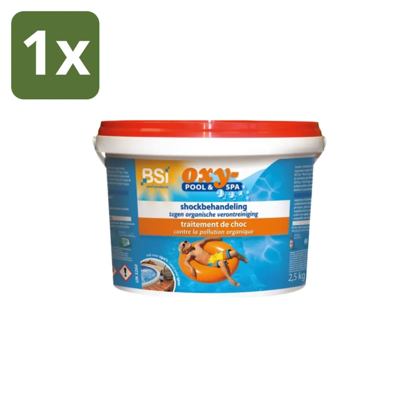 Bsi – Oxy-pool & Spa – Schokbehandeling Voor Zwembad & Spa – 2,5 Kg