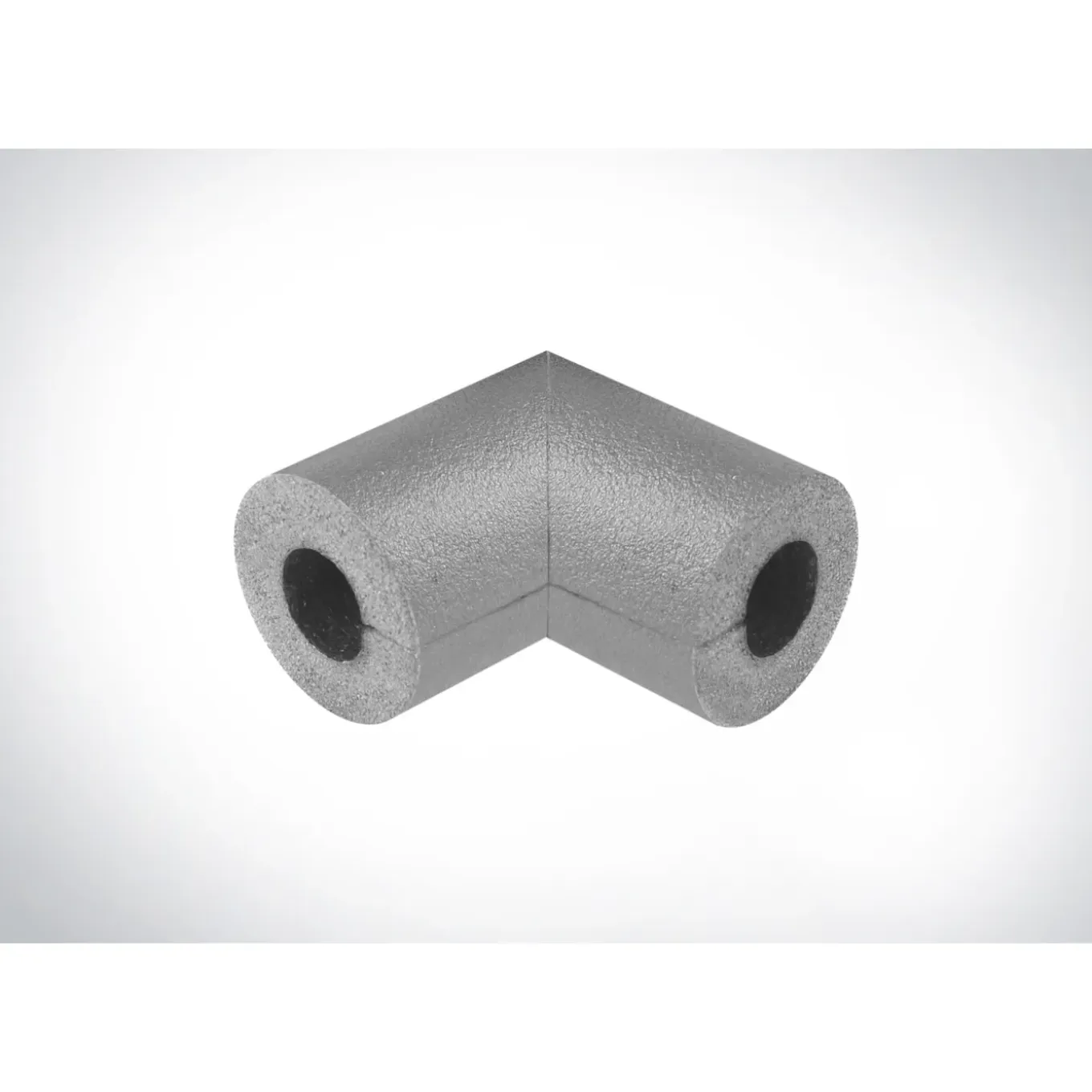 Buisisolatie voor 15mm buis - Bocht 90° - Grijs - 9mm