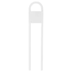 Burg-Wächter Brievenbuspaal Rondo 145 - Wit - Aluminium - Rondboog