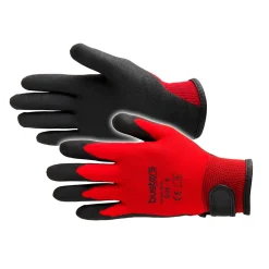 Busters Garden Grip handschoen rood S/M