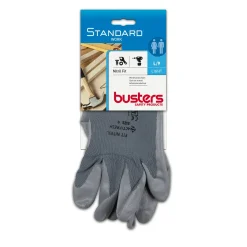 Busters handschoenen Nitril Fit nylon grijs M9