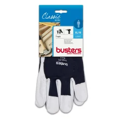 Busters handschoenen Tropic leder zwart/wit XL
