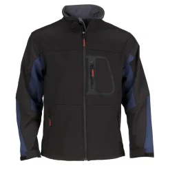 Busters softshell jas Comfort zwart/blauw XL