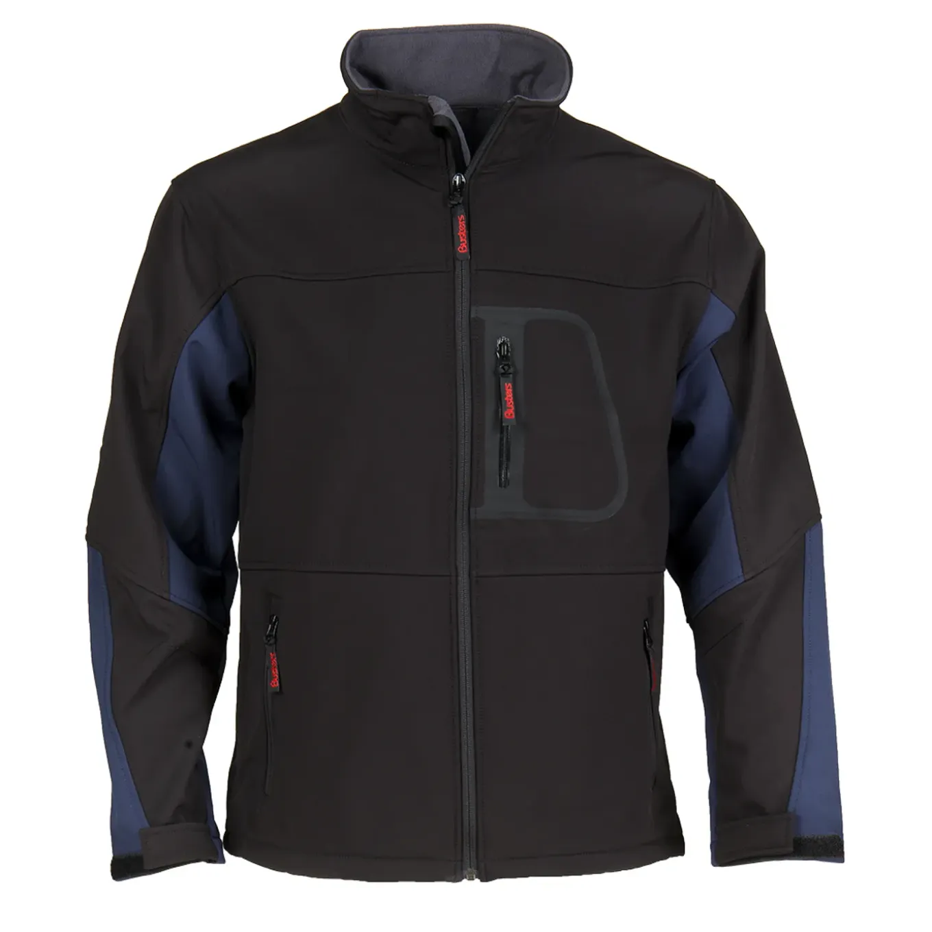 Busters softshell jas Comfort zwart/blauw XL