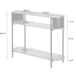 Calicosy - Console Eklo - Licht Hout 100x34x80 Cm