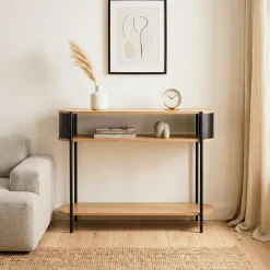 Calicosy - Console Eklo - Licht Hout 100x34x80 Cm