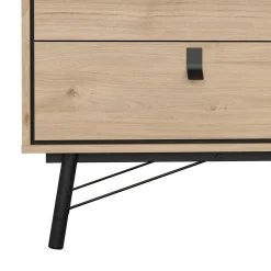 Calicosy - Dubbele Ladekast Met 6 Lades Joyce - 40,1x150,3x94,8 Cm