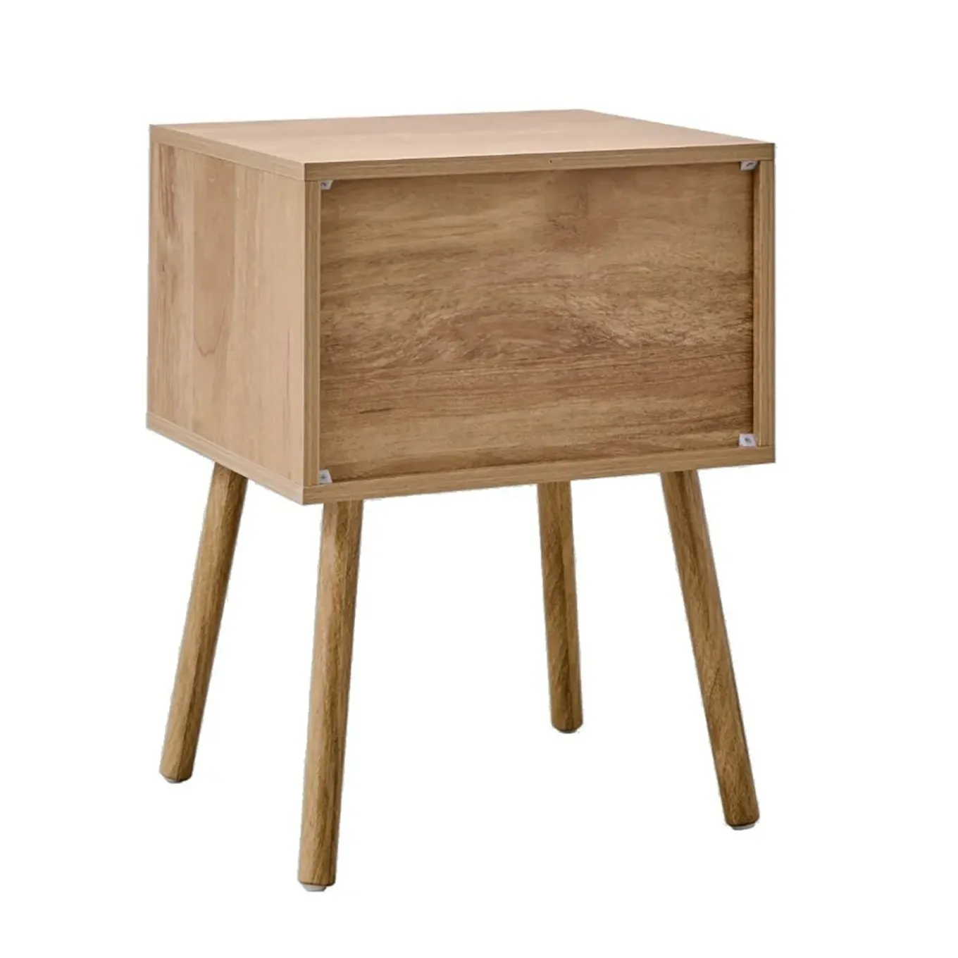 Calicosy - Eden Nachtkastje 2 Lades - Licht Hout - 60x45x39 Cm