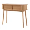 Calicosy - Ernest Design Haltafel - Licht Hout - 35x100x80,5 Cm