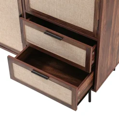 Casâme Calicosy - Hoge Kast Jetson - Donker Hout 100x39,5x120 Cm