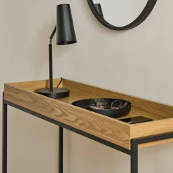 Calicosy - Jessie Design Haltafel - Licht Hout - 30x100x90 Cm