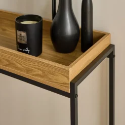 Calicosy - Jessie Design Haltafel - Licht Hout - 30x100x90 Cm