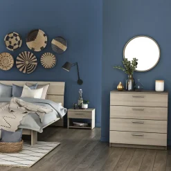 Calicosy - Ladenkast 4 Laden L79,6 Cm, Lichte Houten Afwerking - Pricy