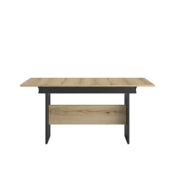 Calicosy - Rechthoekige Tafel 1 Verlengstuk Esteban - L160/205 Cm