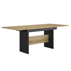 Calicosy - Rechthoekige Tafel 1 Verlengstuk Esteban - L160/205 Cm