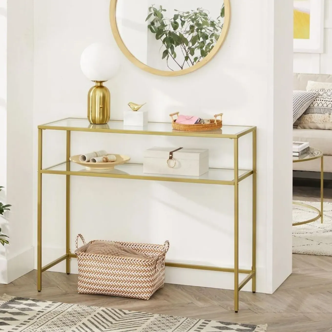 Calicosy - Selia-console - Wit 90x30x80cm