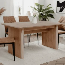 Calicosy - Tafel Mily - Licht Hout 160x90x75 Cm