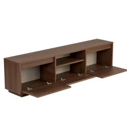 Calicosy - Tv-meubel Lume - Wit 160x30x42 Cm