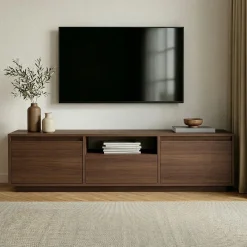 Calicosy - Tv-meubel Lume - Wit 160x30x42 Cm