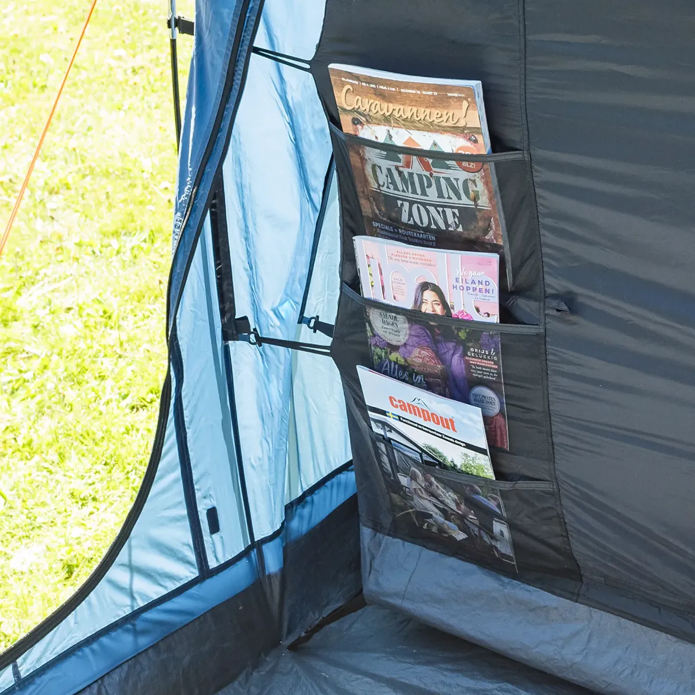 Campout 4-persoons Vis-à-vis Koepeltent – Incl. Luifelstokken & Draagtas