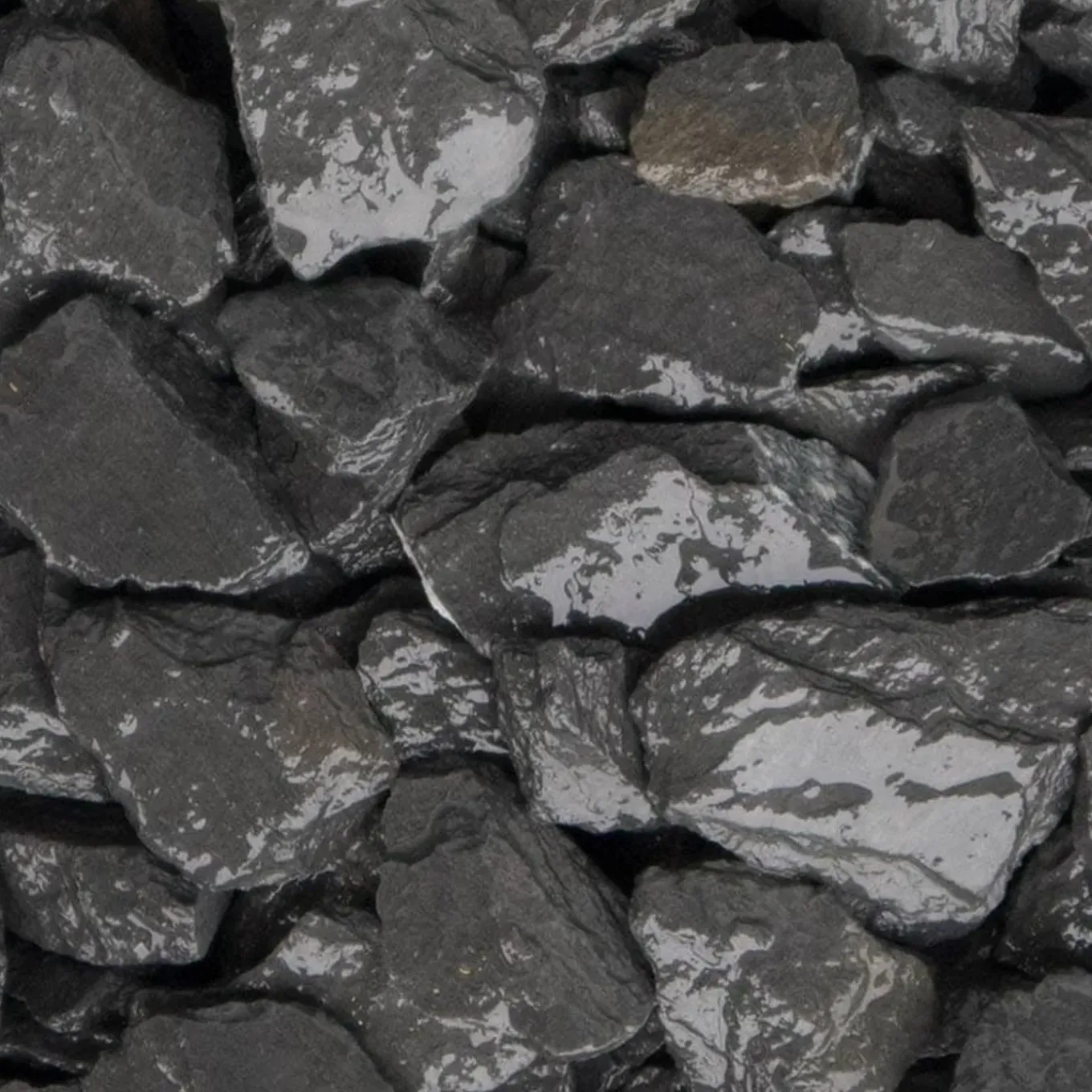 Canadian Slate Zwart 30 - 60 Mm - 1.600 Kg Big-bag 1m³