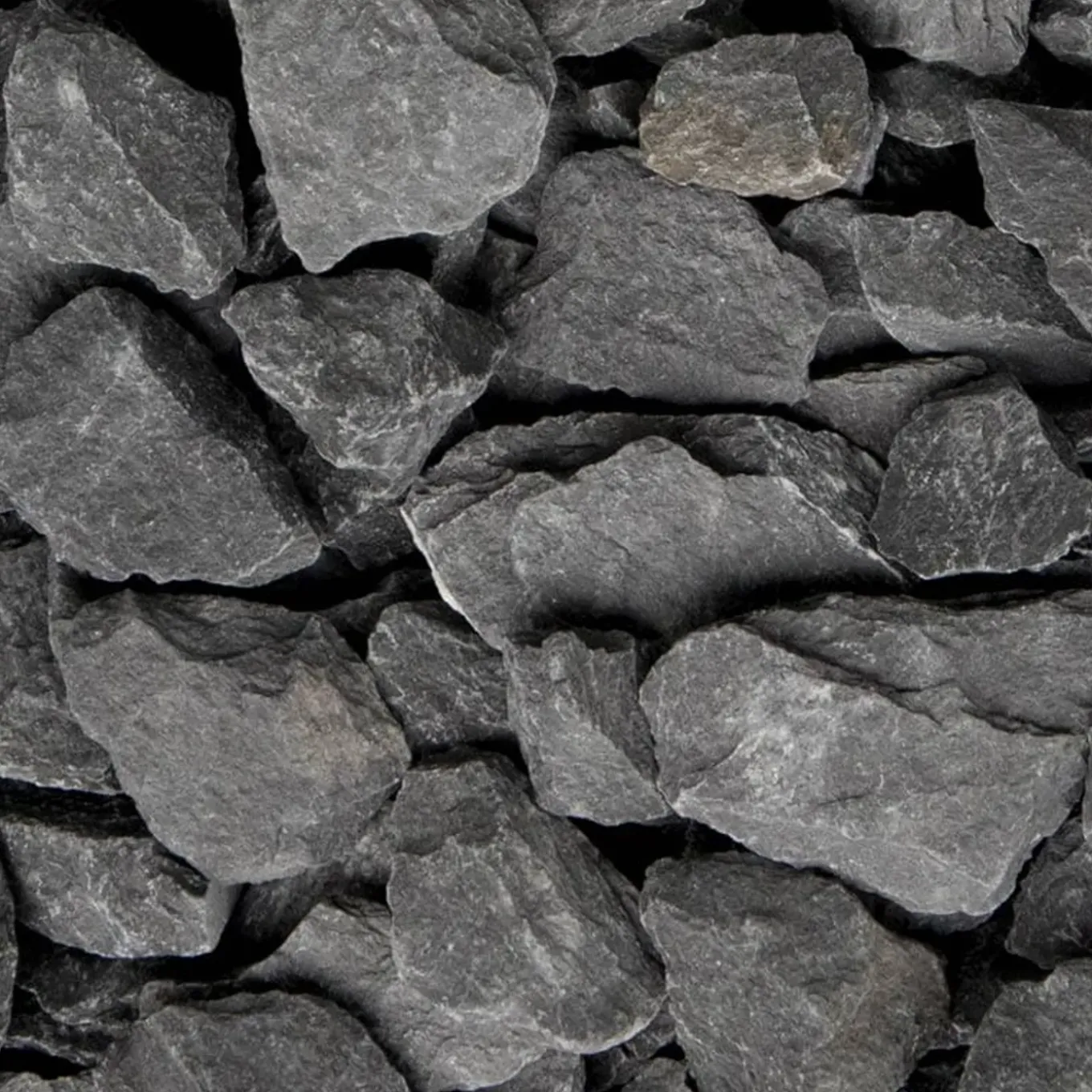 Canadian Slate Zwart 30 - 60 Mm - 1.600 Kg Big-bag 1m³