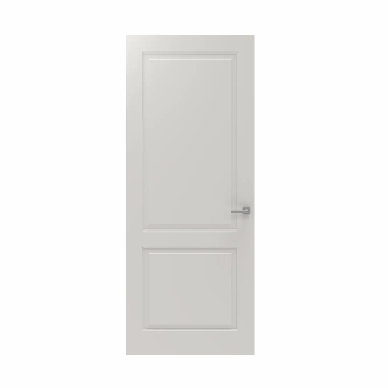 CanDo Binnendeur Board Panel 2A01 - Wit - Gegrond - Opdek - Links - 78x201,5cm