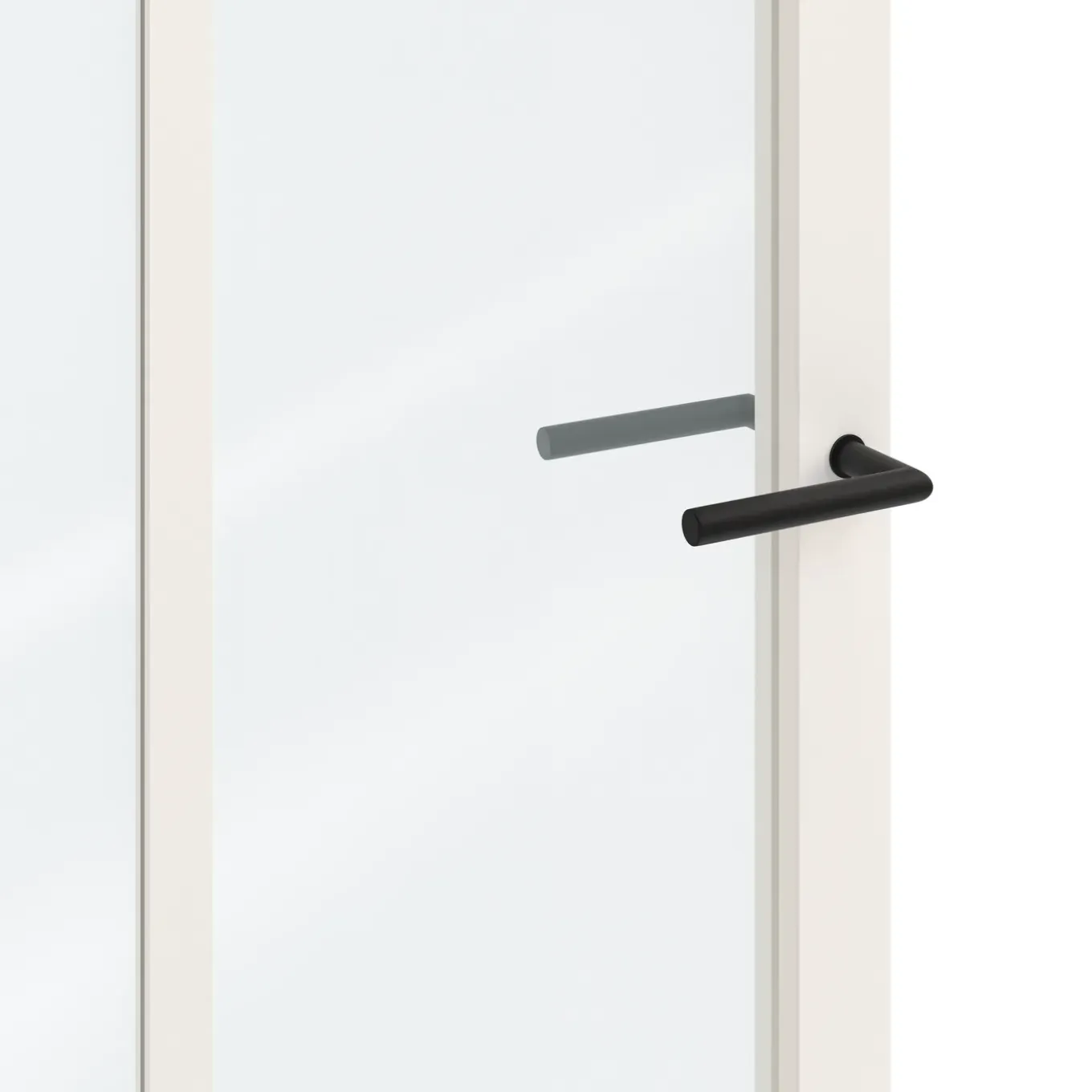 CanDo Binnendeur Elegant Flow 2C05 - Wit - Gegrond - Stomp - 83x231,5cm