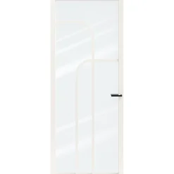 CanDo Binnendeur Elegant Flow 2C05 - Wit - Gegrond - Stomp - 83x231,5cm